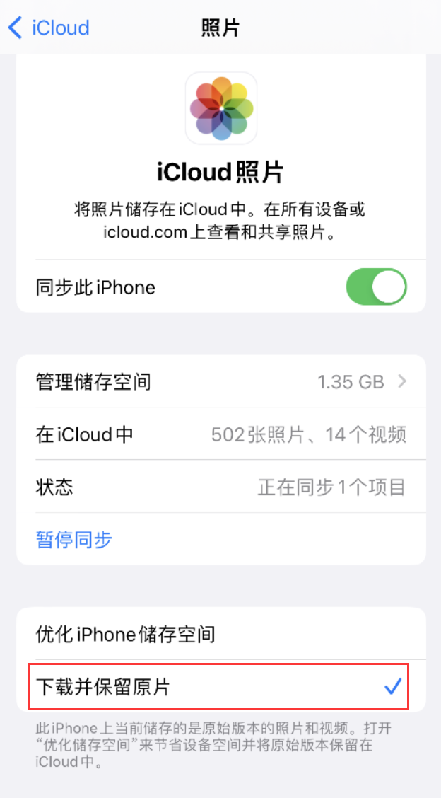 崆峒苹果手机维修分享iPhone 无法加载高质量照片怎么办 