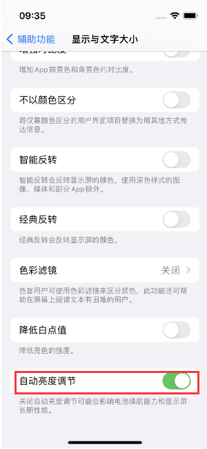 崆峒苹果15维修店分享iPhone 15 Pro系列屏幕亮度 